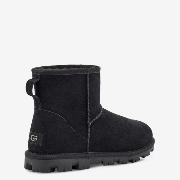 UGG Classic Mini Ankle Bootie Black Women's 110 Each - Picture 2 of 5